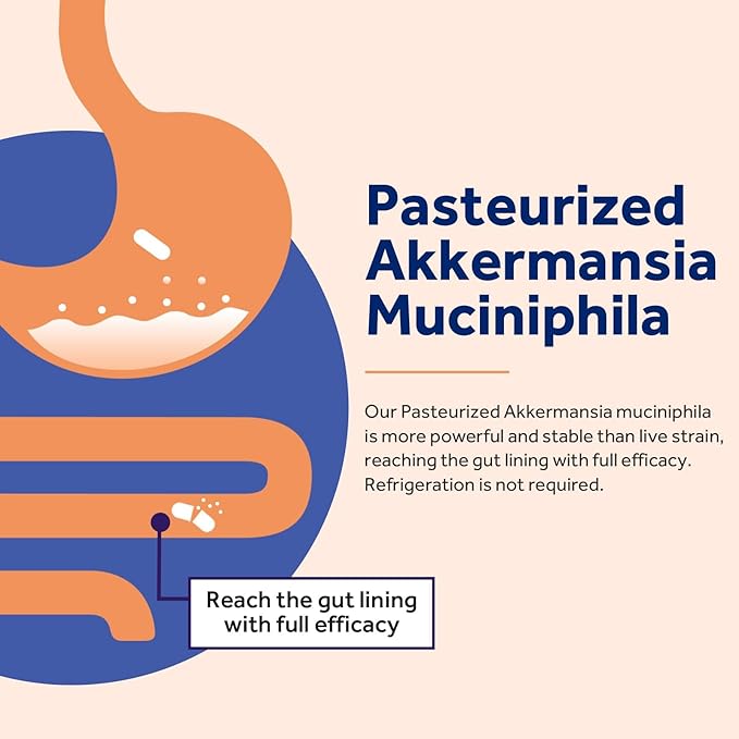 Doctor's Recipes Akkermansia Probiotic Akkermansia Muciniphila 100 Billion TFUs Cranberry Blueberry &amp Pomegranate Extract GLP-1 Production Gut Digestive Immune Health 30 Veggie Capsules