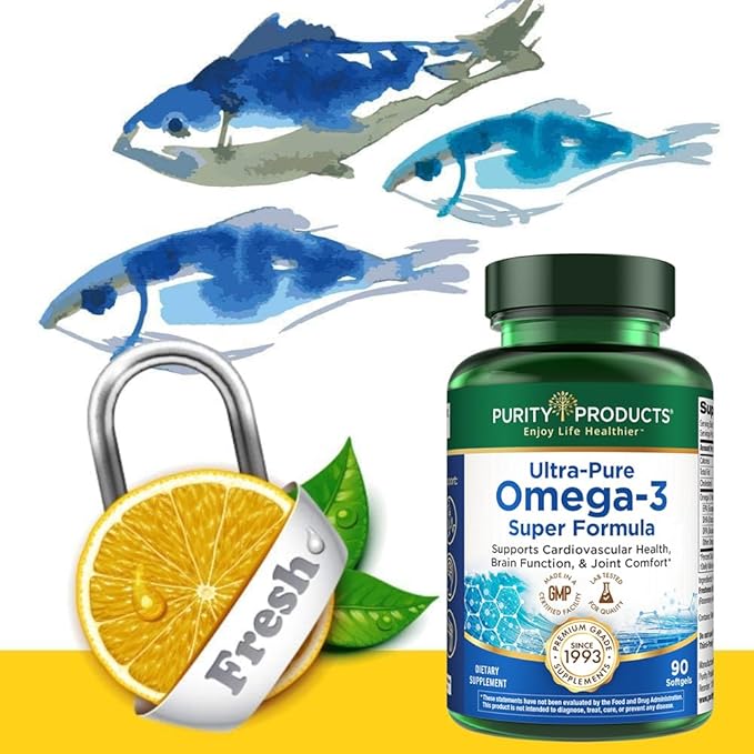 Purity Products - Ultra Pure Omega 3 Super Formula 90 Softgels (Pack of 2)