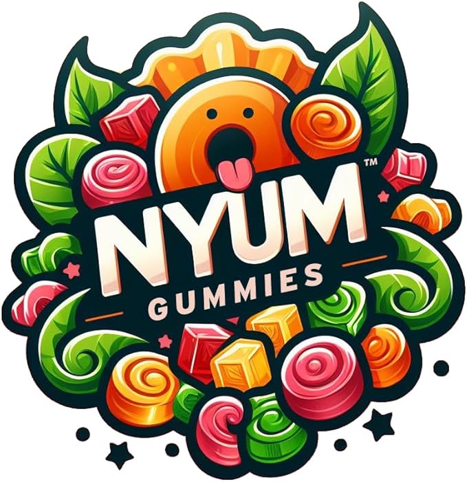 Generic Nyum Nutrition Organic KSM-66 Ashwagandha Gummies 60 Count Mixed Wild Berries Red/Blue