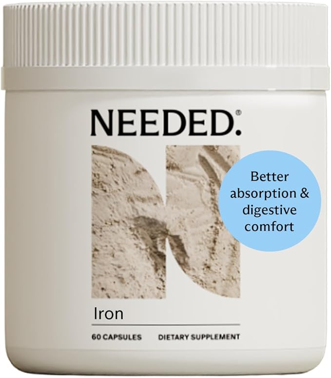 Needed. Prenatal Iron Supplement - Pregnancy Breastfeeding Postpartum - Aids Energy Birth Weight &amp Baby's Neural Development - Non-Constipating &amp Gentle on Stomach - Flexible Dosing for Pre