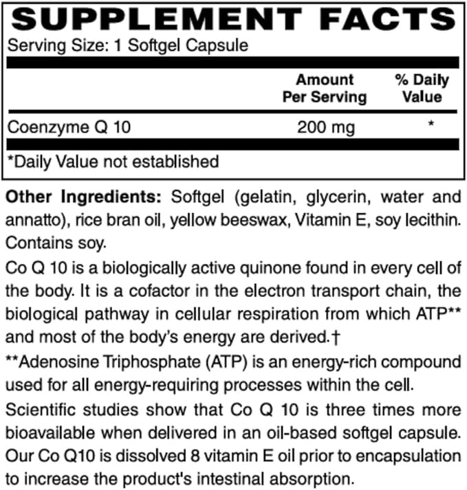 CoEnzyme Q10 Softgel