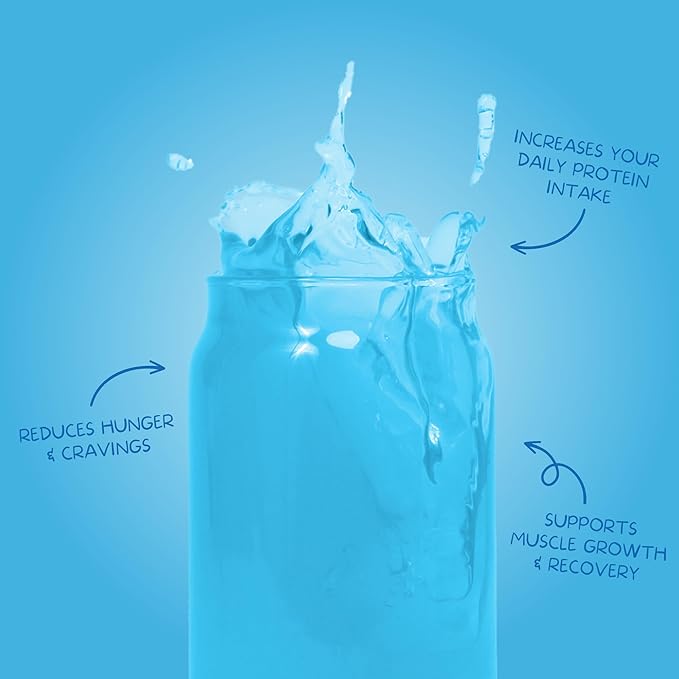 Clean Simple Eats Clear Protein Drinks 20G Grass Fed Whey Protein Isolate Ultra Filtered Light &amp Refreshing Beverage Low Lactose No Artificial Ingredients Blue Bahama Flavor 20 Servings