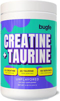 Creatine with Taurine for Women &amp Men - Unflavored Micronized Creatine Monohydrate Plus Taurine Powder to Support Muscle Strength Recovery &amp Brain Health (60 Servings)