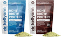 Bundle of Dr. Kellyann Keto Bone Broth Protein Powder - Chocolate (1) Vanilla (1)