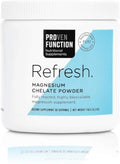 Magnesium Chelate Powder &amp Mineral Supplement - ProvenFunction Refresh (60 Servings)