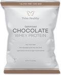 Trim Healthy Optimized Chocolate Whey Protein Powder Gluten-Free Non-GMO 16 oz