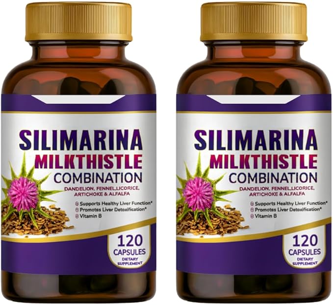 Silimarina Milk Thistle Combination 2 Pack 240caps.