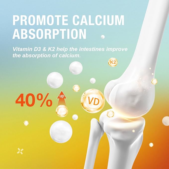Calcium Citrate Gummies Calcium 1200mg with Vitamin D3 B6 B12 Magnesium Zinc Calcium Supplements for Women and Men Support Bone &amp Muscle Health 120 Chews Strawberry Flavor