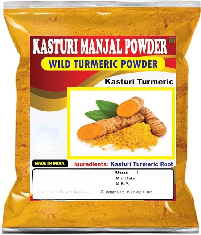 Generic Kasturi Turmeric Powder Turmeric Powder | Kasturi Manjal Powder | Haldi Powder for Skin &amp Face - 100 gm