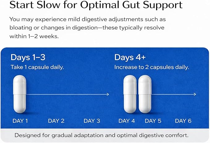 NUTRIVIBE LABS™ Gut Health 6-in-1 Probiotics 70 Billion CFU for Women &amp Men Prebiotics Postbiotics Enzymes L-Glutamine - Digestive &amp Immune Health Occasional Gas &amp Bloating Support -