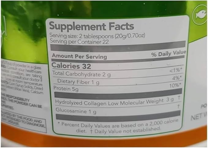Sheló NABEL Hydrolyzed Collagen with Glucosamine Key Lime Flavored 15.87oz