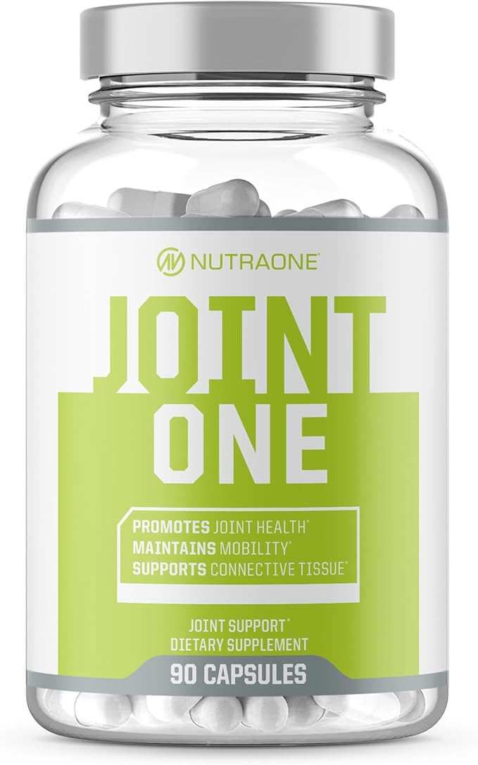 JointOne Joint Support by NutraOne - Joint Supplement for Women and Men to Help Maintain Joint Health with Collagen Glucosamine and Turmeric* (90 Capsules)
