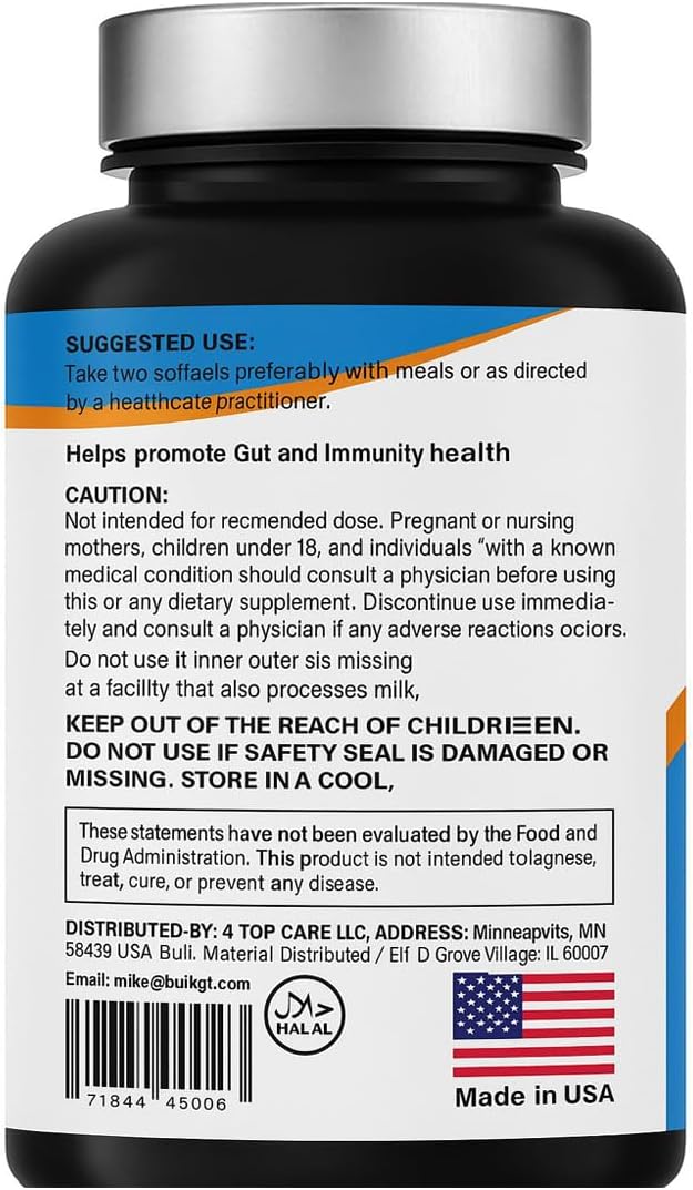 H4U Advanced Digestive Enzymes: an Ultimate Health Solution with Probiotics Prebiotics and Enzymes for Both Women and Men. Vegetarian Digestive Enzyme Supplement (180 - Count)