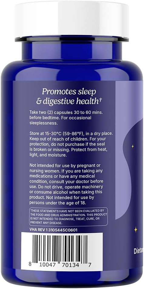 Santo Remedio Buenas Noches Sleep Support with Zylaria® Melatonin &amp DE111® Probiotics – Digestive &amp Nighttime Support Supplement by Dr Juan Rivera – 60 Vegetarian Capsules