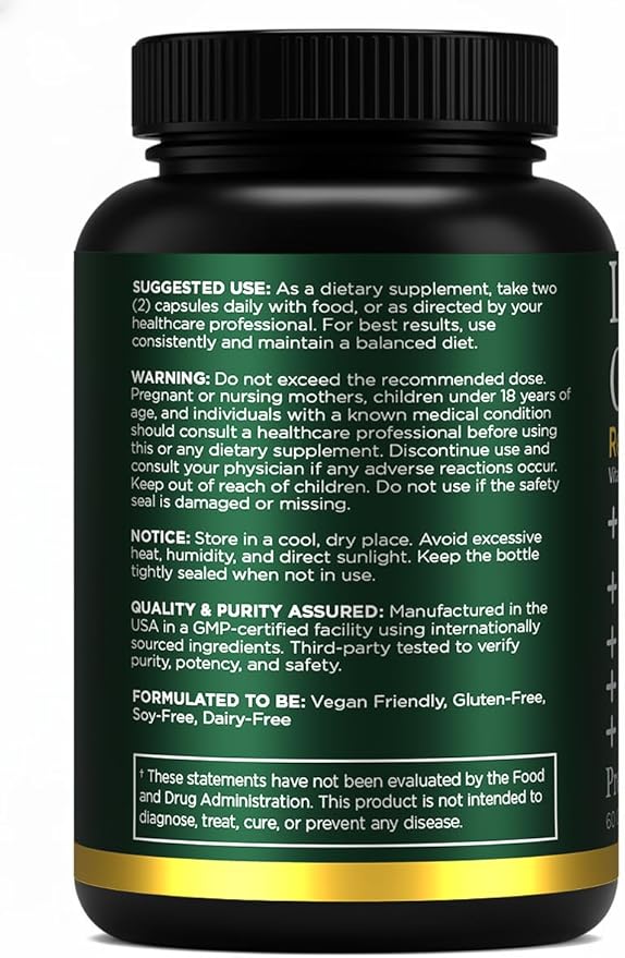 Liposomal Glutathione Capsules with Resveratrol &amp Milk Thistle