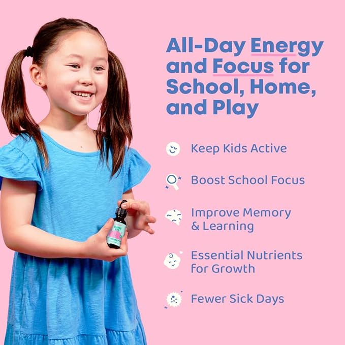 JoySpring Liquid B Complex and Genius Vitamin Drops for Kids