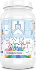 RYSE Loaded Protein Powder - Jet-Puffed Marshmallow - 25g Whey Protein Isolate &amp Concentrate with Prebiotic Fiber &amp MCTs - Low Carb Low Sugar Digestive-Friendly - 27 Servings / 2 lb Tub