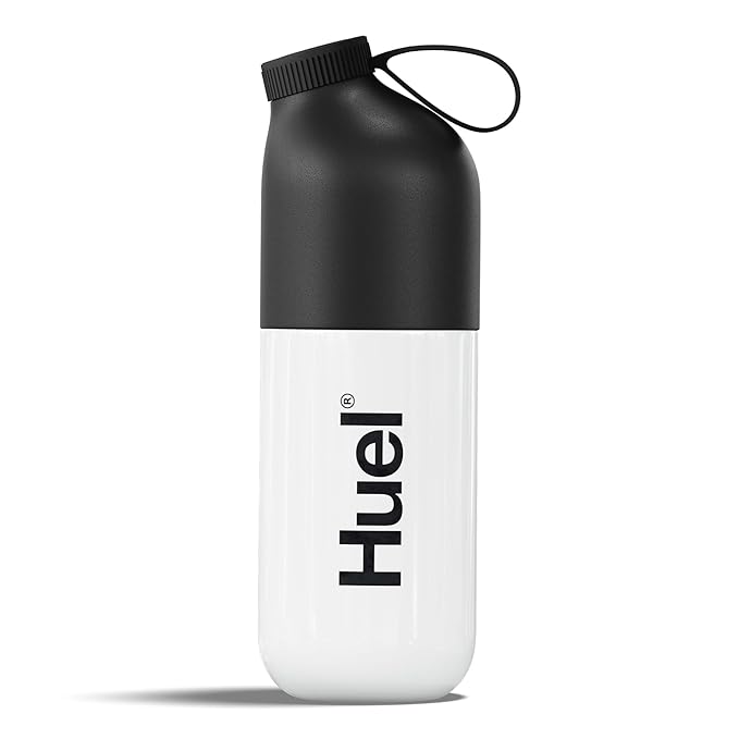 Huel Black Edition Bundle | Cookies and Cream 40g Vegan Protein Powder + Shaker Bottle | Nutritionally Complete Meal | 27 Vitamins and Minerals Gluten Free | Lockable Lid to Avoid Spills | BPA Free
