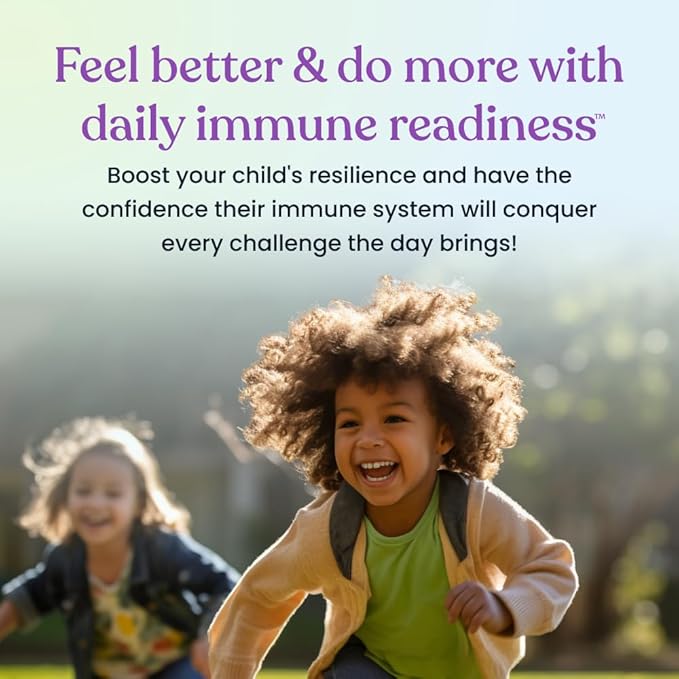 Immune Ready™ Kids Multivitamin Gummies – Mixed Berry Flavor – Sugar-Free Daily Kids Immune Support with Beta Glucan Elderberry Vitamin C D3 &amp Zinc – Vegan Non-GMO – 60 Gummies