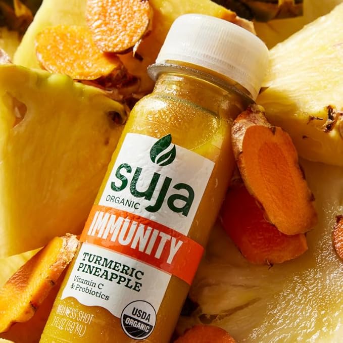 Suja Organic Daily Ritual Shot 30 Count Variety Pack | Immunity Energy &amp Digestion Functional Shots | Cold-Pressed Juice with Live Probiotics | Plant Based &amp Gluten Free
