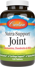 Carlson - Nutra-Support Glucosamine Chondroitin &amp MSM Joint Function Cartilage Support &amp Optimal Wellness 120 tablets