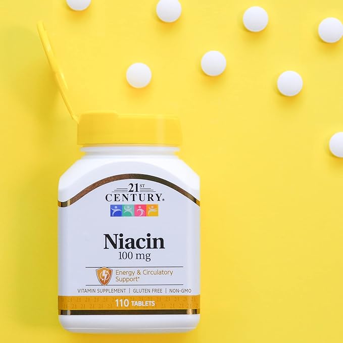 21st Century Niacin 100 Mg Tablets 110 Count (Pack of 3)