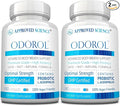 Approved Science Odorol - 180 Capsules - Freshen Bad Breath and Body Odor - Contains L.acidophilus Green Tea Magnolia Bark Peppermint Oil and Fennel - Pack of 2