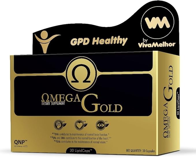Vegan Omega Gold - Omega 3 6 and 9 Supplement 30 Capsules