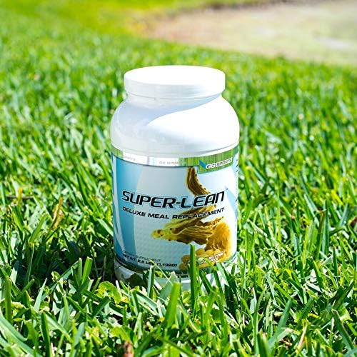G6 Sports Nutrition Super-Lean Deluxe Meal Replacement (32g Protein 7g Fiber 25 Added Vitamins &amp Minerals) – 2.5lb Jar – Peanut Butter Milkshake