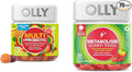 OLLY Multi + Probiotic Adult Multivitamin Gummy 1 Billion CFUs Digestive and Immune Support &amp Metabolism Gummy Rings Apple Cider Vinegar Vitamin B12 Chromium Energy and Digestive Health