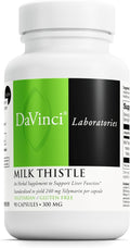 DAVINCI Labs Milk Thistle - Dietary Supplement to Support Liver Detoxification and Function Kidney Health and Healthy Digestion* - with Milk Thistle and More - Gluten-Free - 90 Vegetarian Capsules