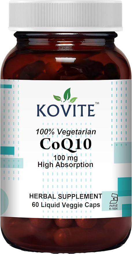 Coenzyme Q-10 100 Mg High Absorption - 60 Liquid Vegicaps