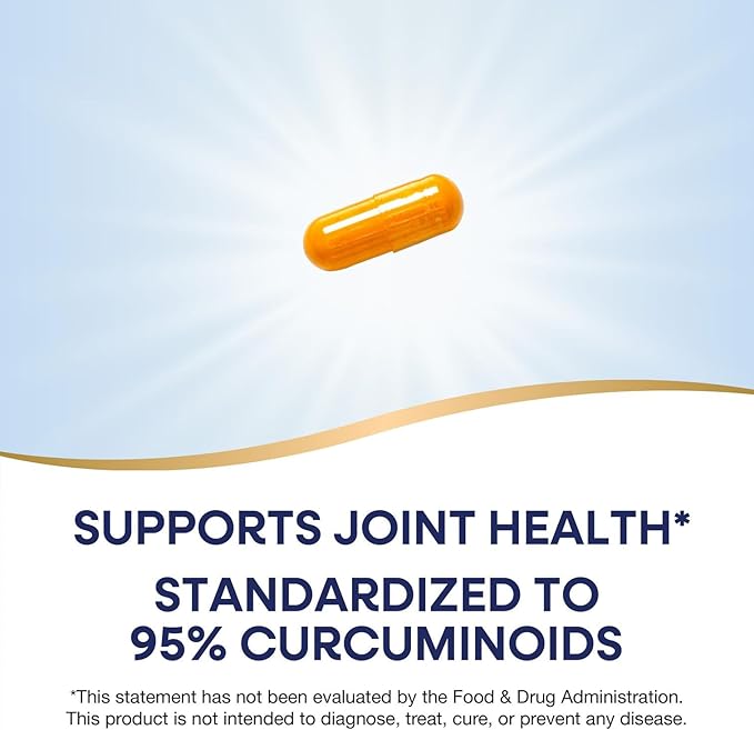 Nature's Way Premium Extract Turmeric Max Potency‡ Standardized to 95% Curcuminoids 750 mg per serving 60 VCaps
