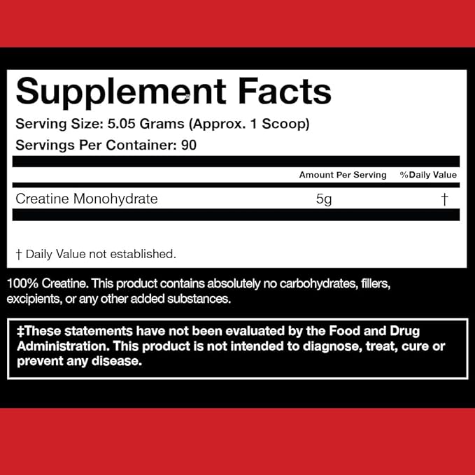 X-CREATINE Pure Micronized Creatine Monohydrate Powder - Supports Muscle Strength Power and Recovery - Gluten-Free Non-GMO Performance Enhancing Supplement (90 Servings)