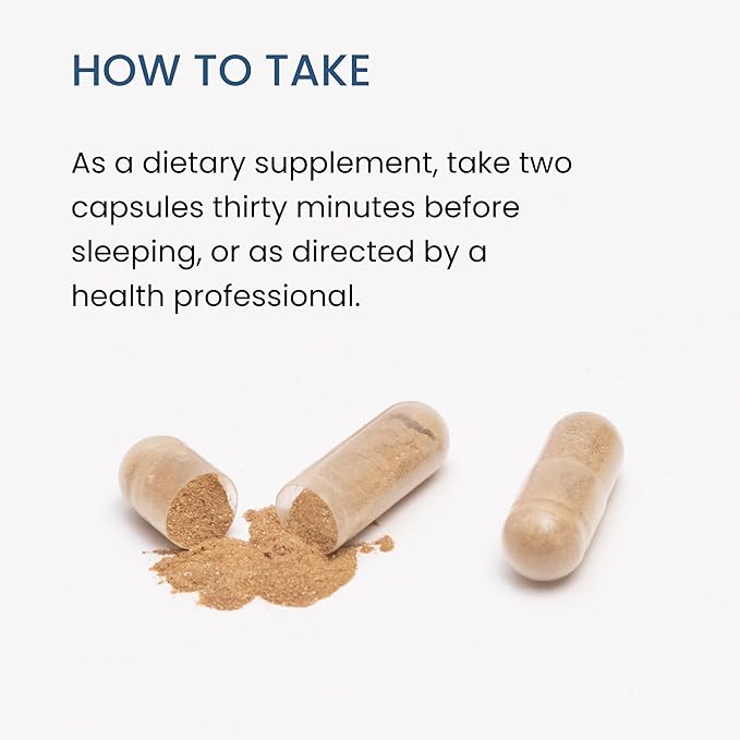 The Wellness Company Restful Sleep - Melatonin-Free Deep Sleep REM Support Non-Habit Forming - Kava Rafuma Leaf Ashwagandha &amp Valerian Root | 120ct (2 Month Supply)