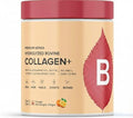 Collagen (250gm Orange) with Biotin Hyaluronic Acid Zinc Vitamin C &amp Glucosamine | for Skin Hair Nails &amp Joints