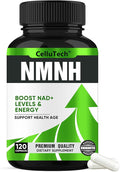 Advanced NMNH Supplement (Dihydronicotinamide Mononucleotide) 500mg - High Purity NAD+ Support Formula - Supports Cellular Energy Vitality and Focus - 120 Vegan Capsules