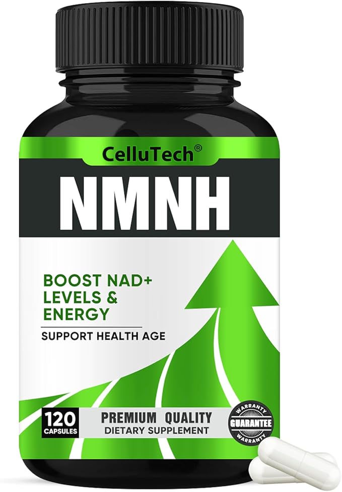 Advanced NMNH Supplement (Dihydronicotinamide Mononucleotide) 500mg - High Purity NAD+ Support Formula - Supports Cellular Energy Vitality and Focus - 120 Vegan Capsules