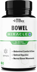Offers Bowel Miracle: Natural Solution for Gut Health Abdominal Discomfort Lower Bowel Formula Aiding IBS and Chronic Bloating