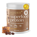Boobie Body Superfood Protein Pregnancy and Postpartum Meal Replacement Shake Coffee Caramel Flavor | 19g Protein | Safe for Lactation &amp Motherhood | Organic Vegan Zero Sugar 1 Tub (20 Serving