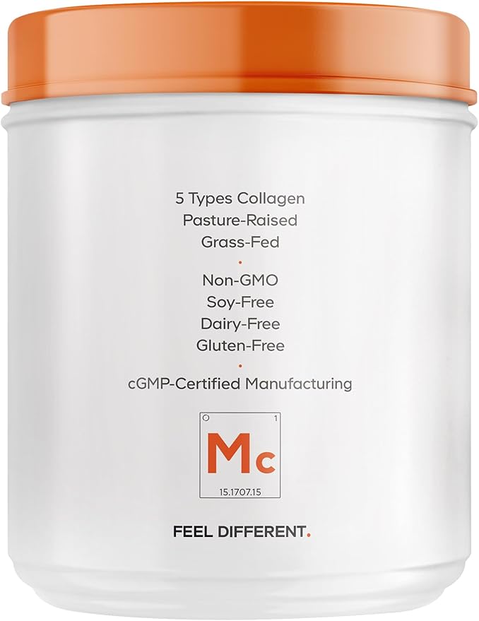 Codeage Multi Collagen Protein Powder Peptides Hydrolyzed Collagen for Women &amp Men Collagen Supplements Grass Fed Bone Broth 2-Month Supply Unflavored Type 1 2 3 5 &amp 10 Non-GMO - 20