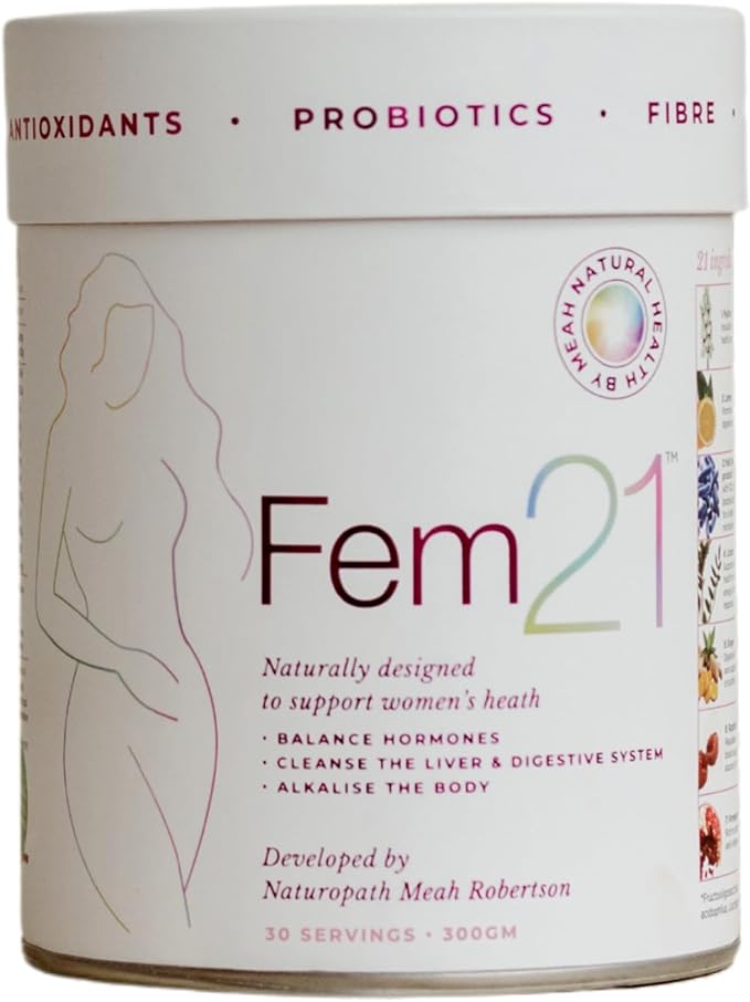 Nutritional Supplement for Women Herbal Blend with 21 Superfoods for Women’s Wellness and Vitality with Prebiotics Probiotics and Antioxidants 1-Month Supply 300 g