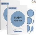 NAD+ Patches for Women &amp Men with Nicotinamide and Resveratrol-60 Patches Premium 8-Hour Extended-Release Formula Vegan