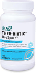 Klaire Labs SFI Health Biospora Probiotic - Bacillus Coagulans &amp Subtilis 2 Billion CFU for Digestive &amp Immune Support - Soil-Based Shelf-Stable Spore Forming Probiotic for Men &amp Women (1