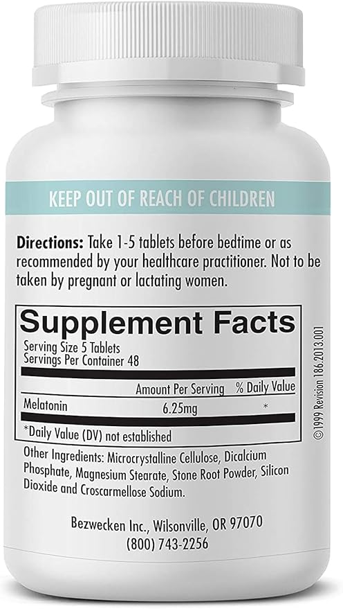 Bezwecken Melatonin 240 caplets