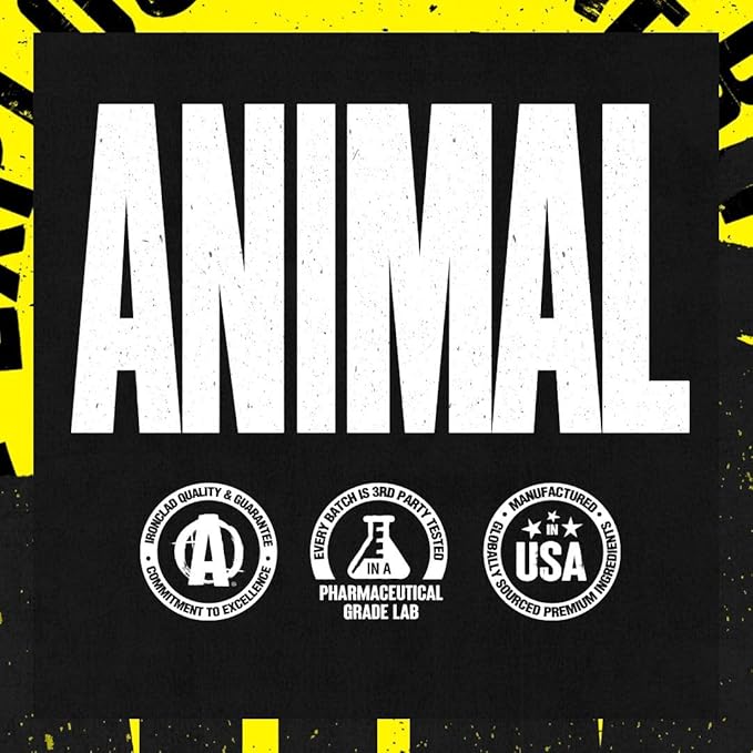 Animal Pak - Convenient All-in-One Vitamin &amp Supplement Powder - Zinc Vitamins C B D Amino Acids Immune Support Digestive Enzymes and More - Daily Multivitamin for Women &amp Men - 60 Scoo