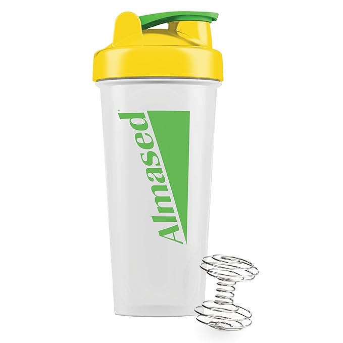 Almased Protein Powder GLP-1 Nutrition Support Supplement Meal Replacement Shake for Weight Loss high protein complete nutrition (Vanilla Flavor 3 Cans @ 17.6 oz ea + scoop + 700ml Shaker Bottle