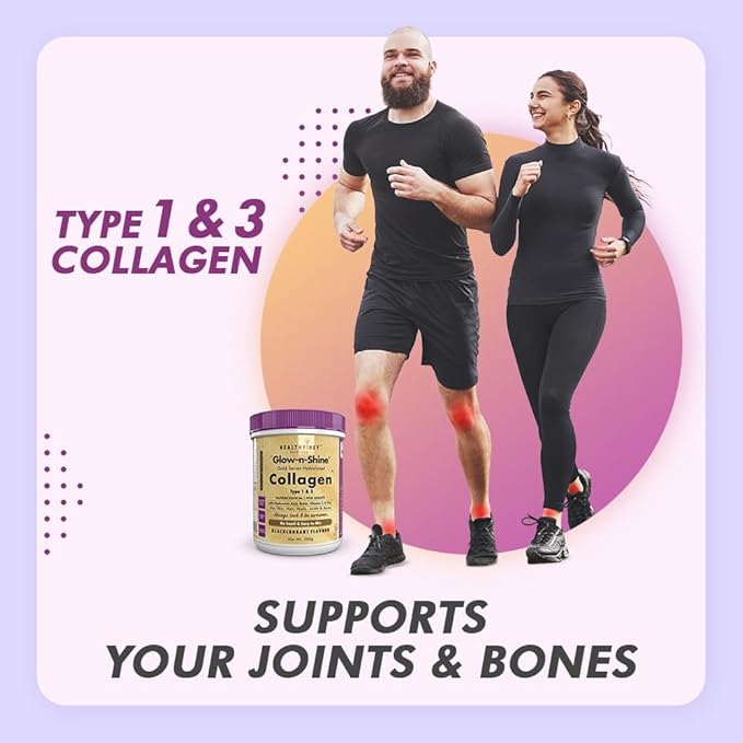 Collagen Powder 200g | Hydrolysed Collagen for Women and Men with Hyaluronic Acid Biotin and Vitamin C for Healthy Skin Hair and Nails - (Black Currant 200gm)