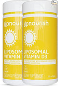 UpNourish 2 Pack - Liposomal Vitamin D 5000 IU 730 softgels Cholecalciferol Vitamin D3 with Natural Coconut Oil VIT D3 Supplement