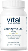 Vital Nutrients CoQ10 300mg - Vegan Supplement - Potent Antioxidant of CoEnzyme Q10 to Support Heart Health and Energy Levels* - Gluten Dairy and Soy Free - Non-GMO - 30 Capsules